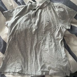 Vineyard vines gray women’s polo L